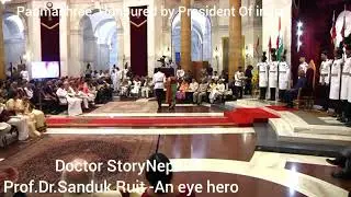 Prof.Dr sanduk ruit Honoured with Padmashree  by President of India