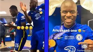 The Celebrations in the Chelsea FC Dressing Rooms after their Super Cup Victory 🏆