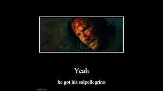 john wick gets some salpellegrino