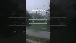 LONELY DAY on Guitar 1/2. TABS GuitarMe School Aleksunder Chuiko 