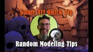 Game Art Quick Tip : Random Modeling Tips & Green Screen Experimentation
