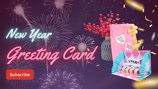 DIY New Year Greeting Cards: Handmade New Year Greeting Card | Happy New Year 2025 !