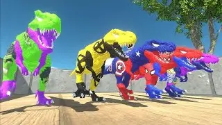 jurassic world evolution 2 superhero Trex vs thor spino