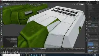 Tanki Online - Thunder Legacy Skin | Blender Time-lapse