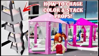 NEW FEATURE ADDED HOW CHANGE COLOR AND STACK PROPS IN BROOKHAVEN RP ROBLOX