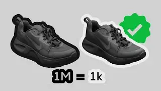 (Course) Only workflow you need to know to make realistic low poly model