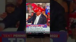 Trump at rally -   what just happened?  Is Trump okay?