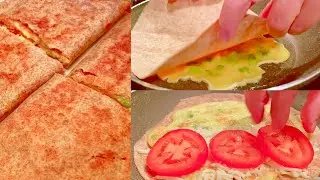 Easy Peasy Recipe! 5 Minutes Ready! Delicious, healthy, & practical recipe for breakfast or dinner🥰