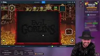 Roshtein New Song + Big win on Evil Goblins Xbomb NEW PB