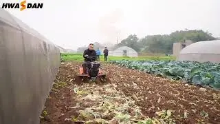 🚜 Мини-трактор 4x4 с бензиновым двигателем Mini Tractor 