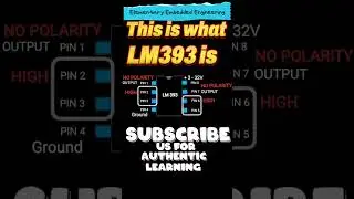 LM393 Negative Voltage Comparator, Accurate Input Output Explanation