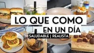 Lo que como en un dia saludable