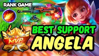 ANGELA BEST SUPPORT GAMEPLAY - Mobile Legends
