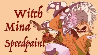 Witch Mina Speedpaint// Spooky Week Day 2