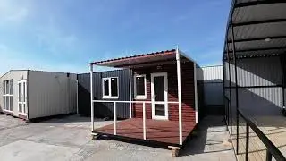 Дачный домик 7*2,4м с терассой.
