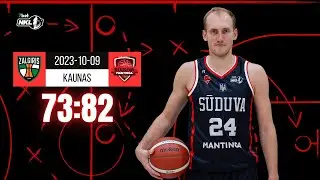 2023-10-09 Kauno „Žalgiris-2“ - „Sūduva-Mantinga“ 73:82 (santrauka)