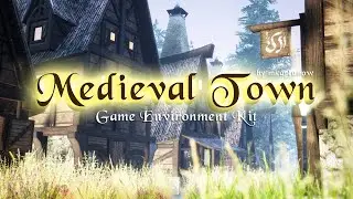 Medieval Town Game Environment Kit (Blender, Substance Painter, Unreal Engine)