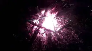 Bike frame on fire
