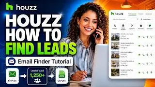 Houzz Email Finder & Scraper Tutorial | Home Improvement Lead Research Tool | LeadStal
