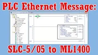 How to Message (MSG) data from a SLC-500 to a MicroLogix over Ethernet
