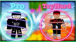 Pro Vs TryHard | Roblox Skywars