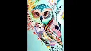 Алмазная вышивка - набор "Радоcтная сова"
