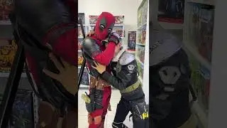 deadpool arriba las manos  #figurasdecoleccion   #viralvideo #wolverine  #funnyvideos  #marvel