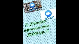 Zoom app complete information// Your all types of questions get answers through our video...