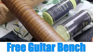 Free guitar bench + Re Stringing Tips