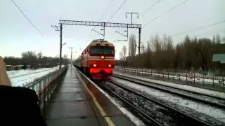 Тепловоз ТЭП70 - 334 с пассажирским поездом