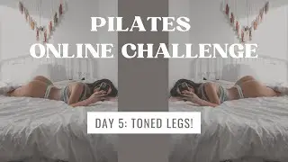 12 MIN LEG PILATES (CHALLENGE DAY 5!)