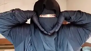 #niqab hijab bondage|tight niqab 🖤🖤🖤🖤(2)