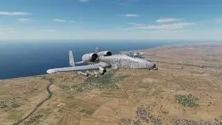 A-10C II Уничтожение ОБТ  Применение AGM 65D Maverick