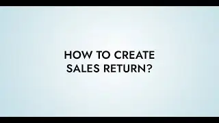 How to create Sales Return in Khata Billing | KhataBilling.com