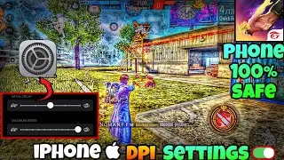 how to increase iPhone  dpi in settings | iPhone  dpi⚡️hud⚡️sen settings ⚙️ | 97% headshots 🥵 | ff