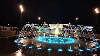 Аллея фонтанов в Благовещенске