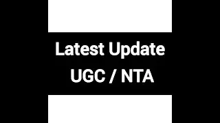 Ugc Latest Update 2022 / Nta Latest Update 2022 / Latest update by ugc/nta 2022