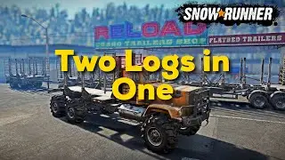 SnowRunner Short Log Trailer Mod