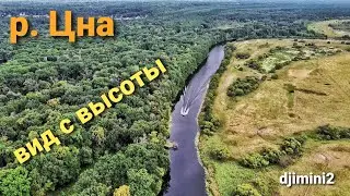 р. Цна, вид с высоты.