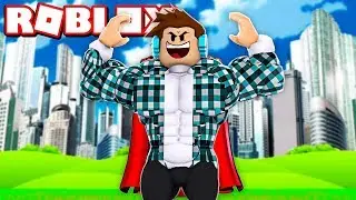 GANHEI O SUPER PODER DE VOAR NO ROBLOX !! - ( Roblox Super Power Training Simulator )