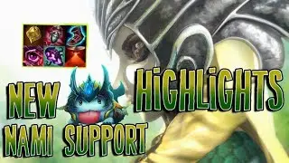 The DOUBLE BUBBLE ! | Nami Support | Ranked Highlights ! [PATCH 7.16]