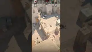 Amazing ninja defuse #counterstrike2 #dust2 #dust2smokes #ninja #1v3clutch