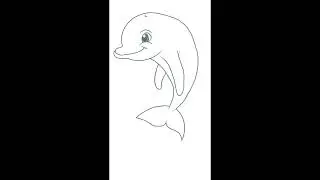 Lets draw a Dolphin in PROcreate 