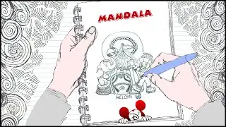 Hello Guys! Here are New Drawing for you. - Mandala Drawing | Cute Mandala Drawing