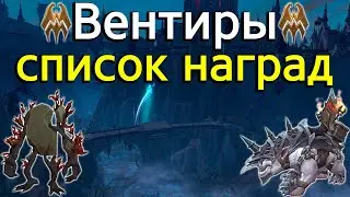 Полный список наград с ковенантом 