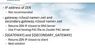 PAC File Best Practices