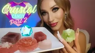ASMR 🍬 Crystal Candy Halloween/Holiday Part 2! 🤤🍭 (mouth sounds, tapping, eating sounds)