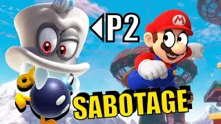 Speedrunnning Mario Odyssey But Cappy is Trying to Stop Me - Super Mario Odyssey Saboteur Run - EP1