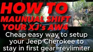 Convert Your Automatic Transmission Jeep Cherokee To A Manual Shift Automatic For More Control!