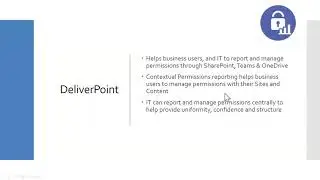 DeliverPoint SPFx Webinar - SharePoint Permissions Tool